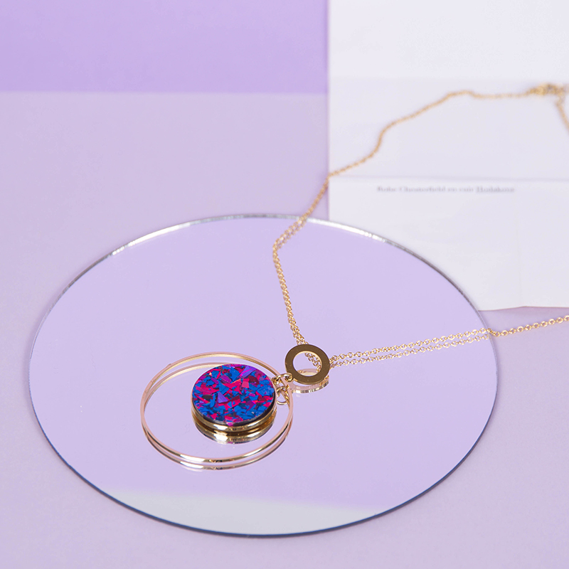 Collier cerclé - collection purple rain