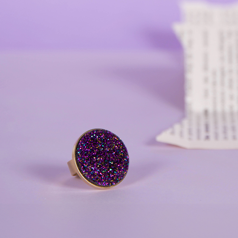 Bague réglable - collection purple rain
