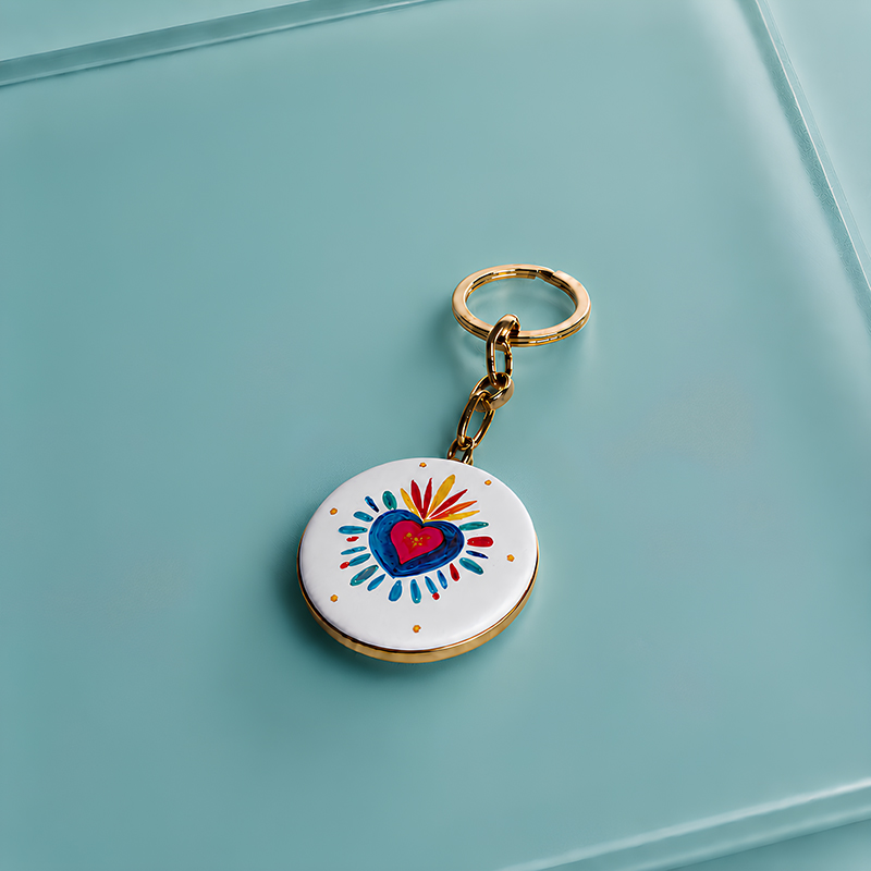 Porte-clés avec motif