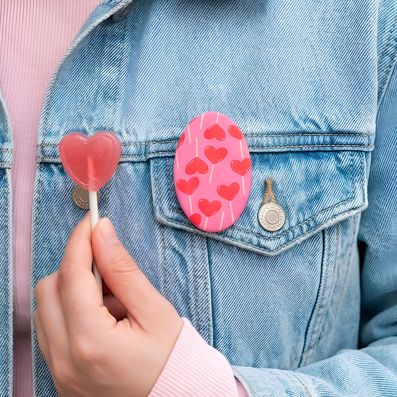 Broche ovale