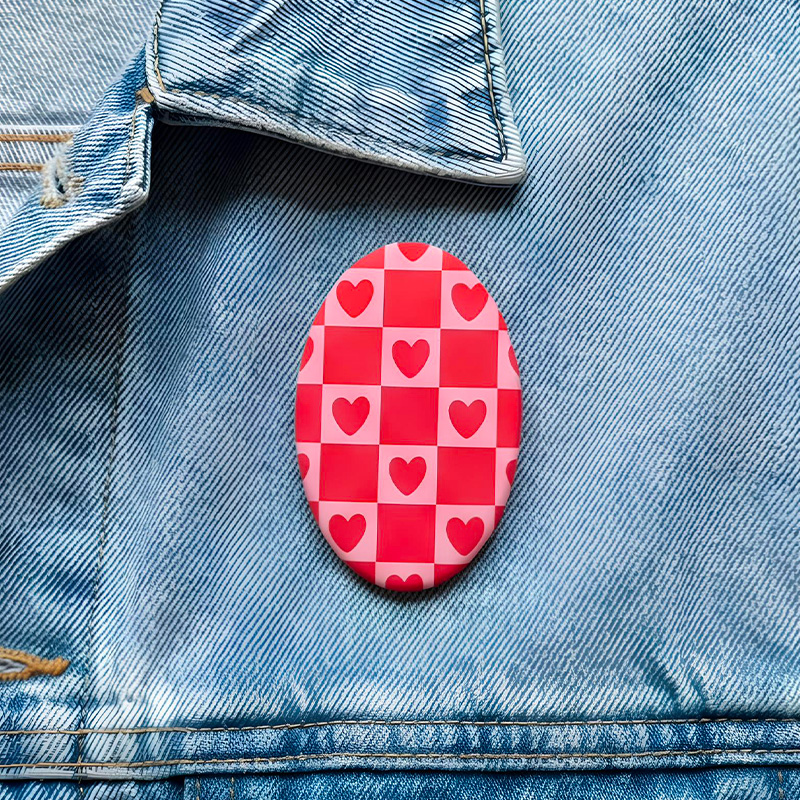 Broche ovale