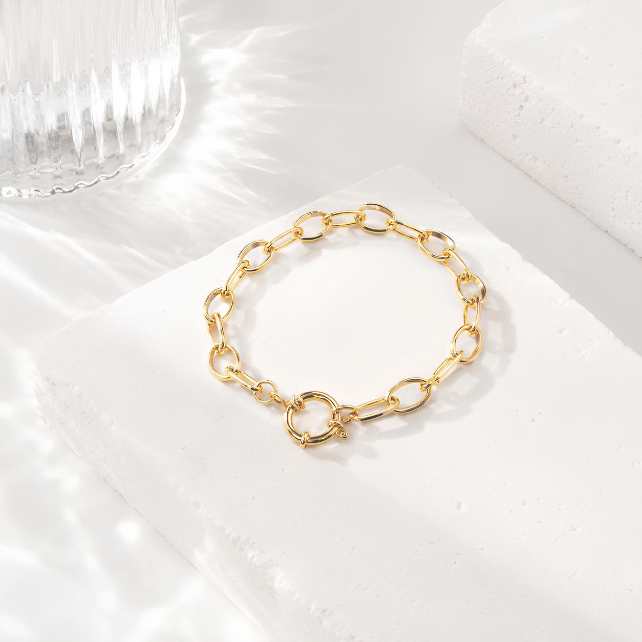 Bracelet maille épaisse – Collection charm's