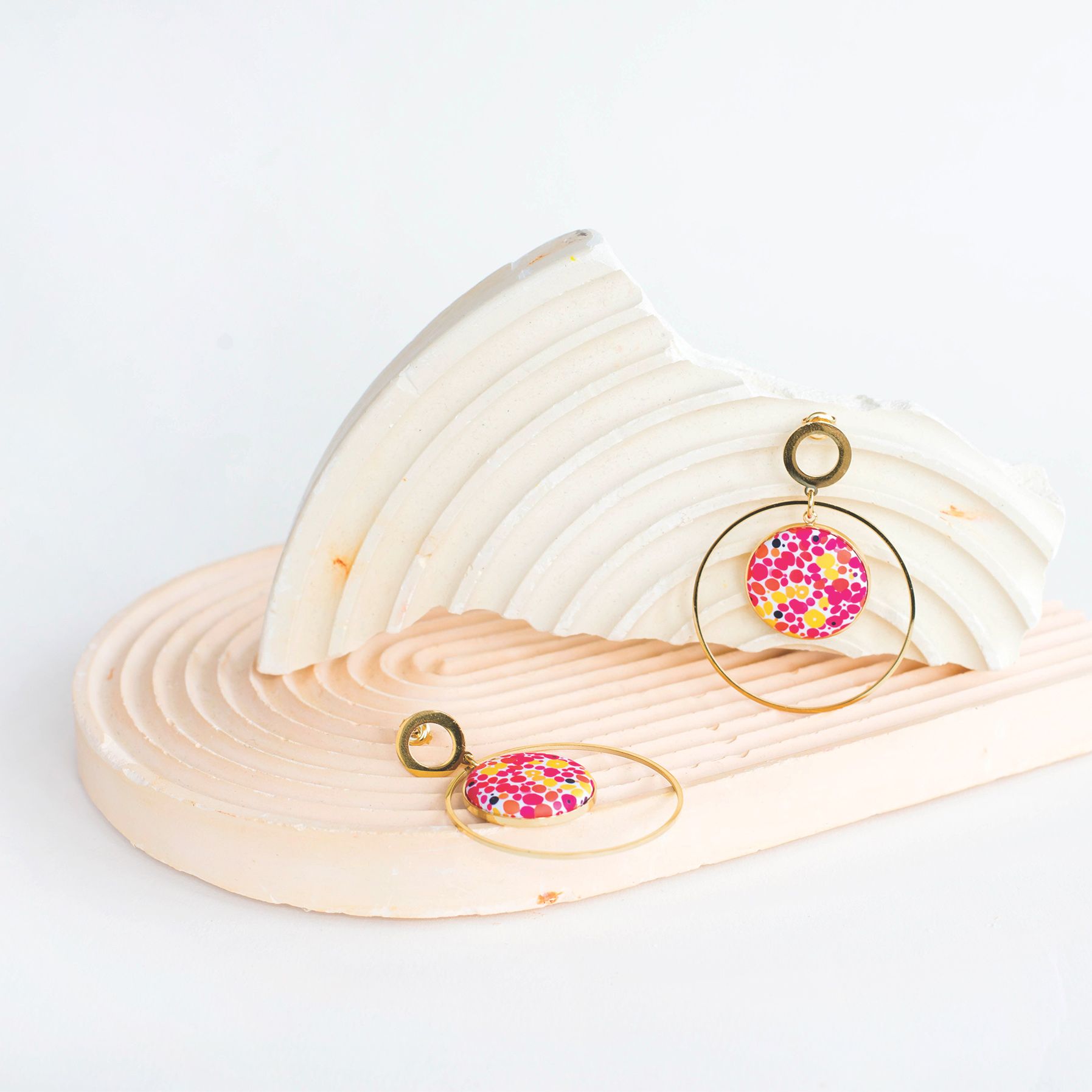 Boucles d'oreilles cerclées – Collection iconique