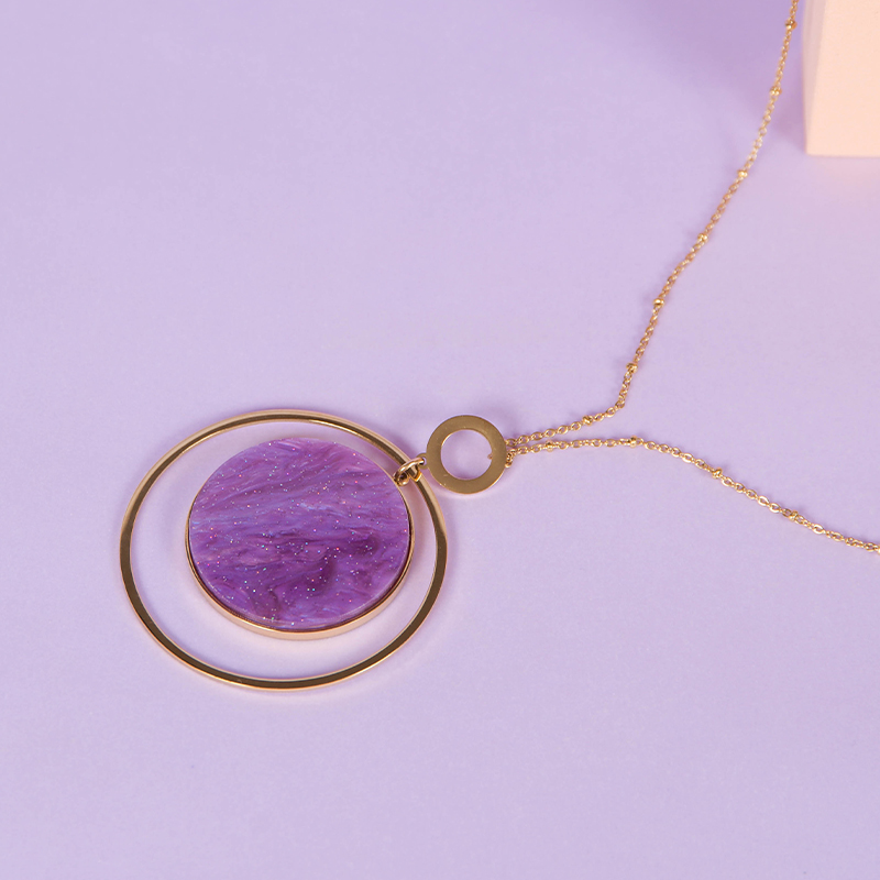 Sautoir - collection purple rain